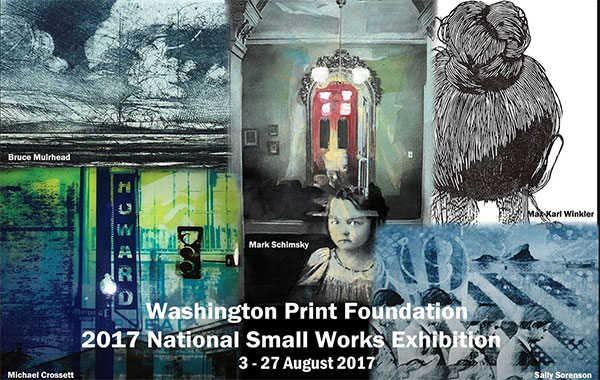 Washington Printmakers Gallery Poster for The Small Works Exhibition