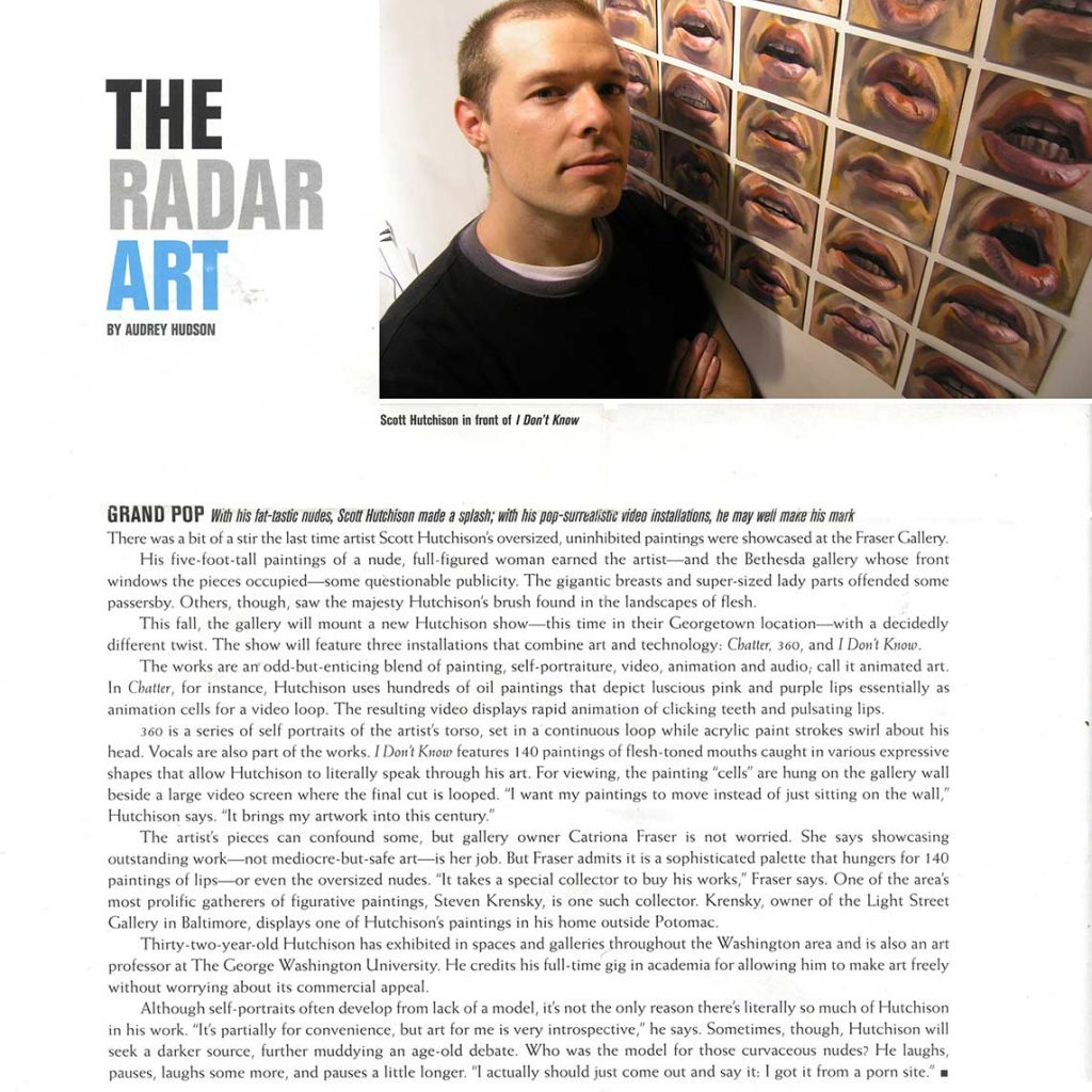 DC Magazine article on Scott Hutchison